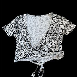 Brandy Melville Wrap Top